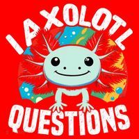 Axolotl Questions Anime Cute Kawaii Axolotl Santa Hat thumb 1