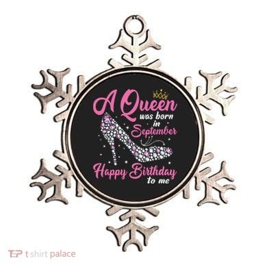A Queens Are Born In September Birthday Girl Gift Ornament