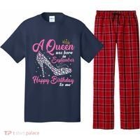 A Queens Are Born In September Birthday Girl Gift Pajama Set thumb 0