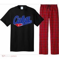 Asere Que Bola Cuban Havana Cuba Cuban Flag Baseball Pajama Set thumb 0
