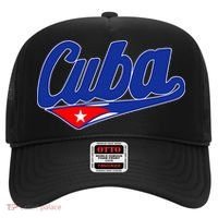 Asere Que Bola Cuban Havana Cuba Cuban Flag Baseball Hat thumb 0