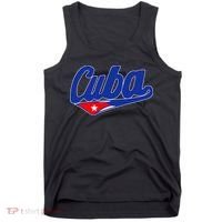 Asere Que Bola Cuban Havana Cuba Cuban Flag Baseball Tank Top thumb 0