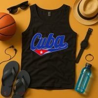 Asere Que Bola Cuban Havana Cuba Cuban Flag Baseball Tank Top thumb 4