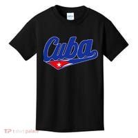 Asere Que Bola Cuban Havana Cuba Cuban Flag Baseball Kids T-Shirt thumb 0
