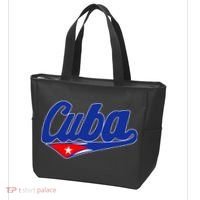 Asere Que Bola Cuban Havana Cuba Cuban Flag Baseball Tote Bag thumb 3