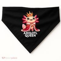 Axolotl Queen Cute Kawaii Axolotl USA-Made Doggie Bandana thumb 0