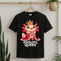 Axolotl Queen Cute Kawaii Axolotl T-Shirt thumb 2