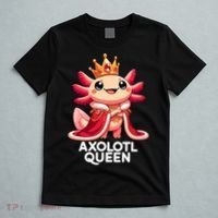 Axolotl Queen Cute Kawaii Axolotl T-Shirt thumb 5