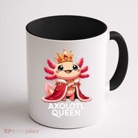 Axolotl Queen Cute Kawaii Axolotl Coffee Mug thumb 1