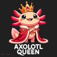 Axolotl Queen Cute Kawaii Axolotl Tumbler thumb 3
