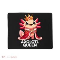 Axolotl Queen Cute Kawaii Axolotl Mousepad thumb 0