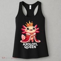 Axolotl Queen Cute Kawaii Axolotl Women's Tank Top thumb 3