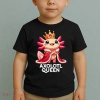 Axolotl Queen Cute Kawaii Axolotl Toddler T-Shirt thumb 2