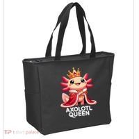 Axolotl Queen Cute Kawaii Axolotl Tote Bag thumb 2