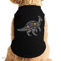 Autism Quotes Dinosaur Doggie Tank thumb 0