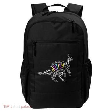 Autism Quotes Dinosaur Backpack