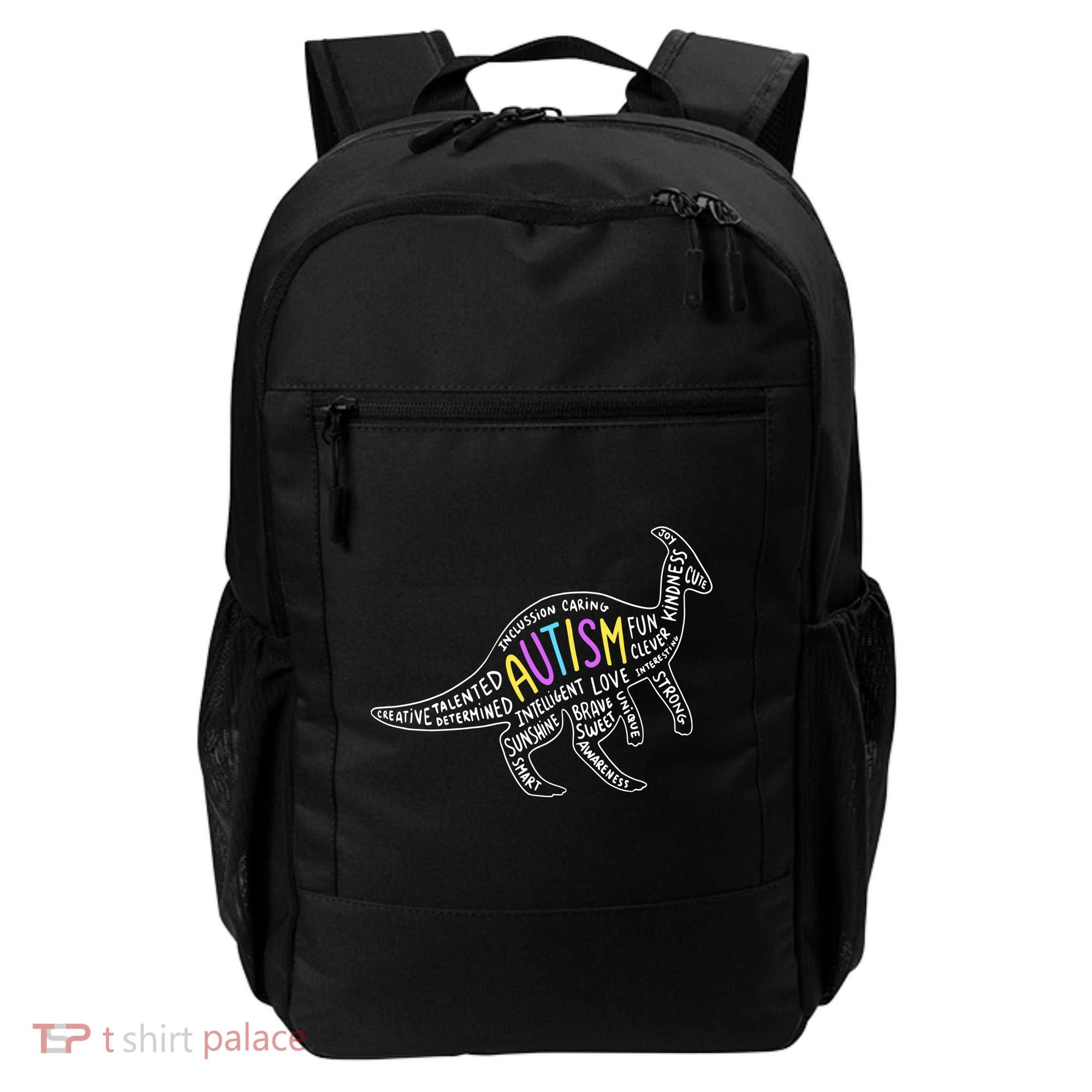 Autism Quotes Dinosaur Backpack