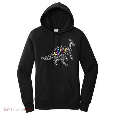 Autism Quotes Dinosaur Women's Hoodie