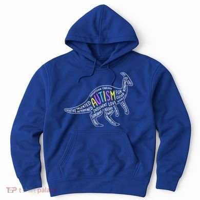 Autism Quotes Dinosaur Hoodie