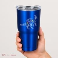 Autism Quotes Dinosaur Tumbler thumb 2
