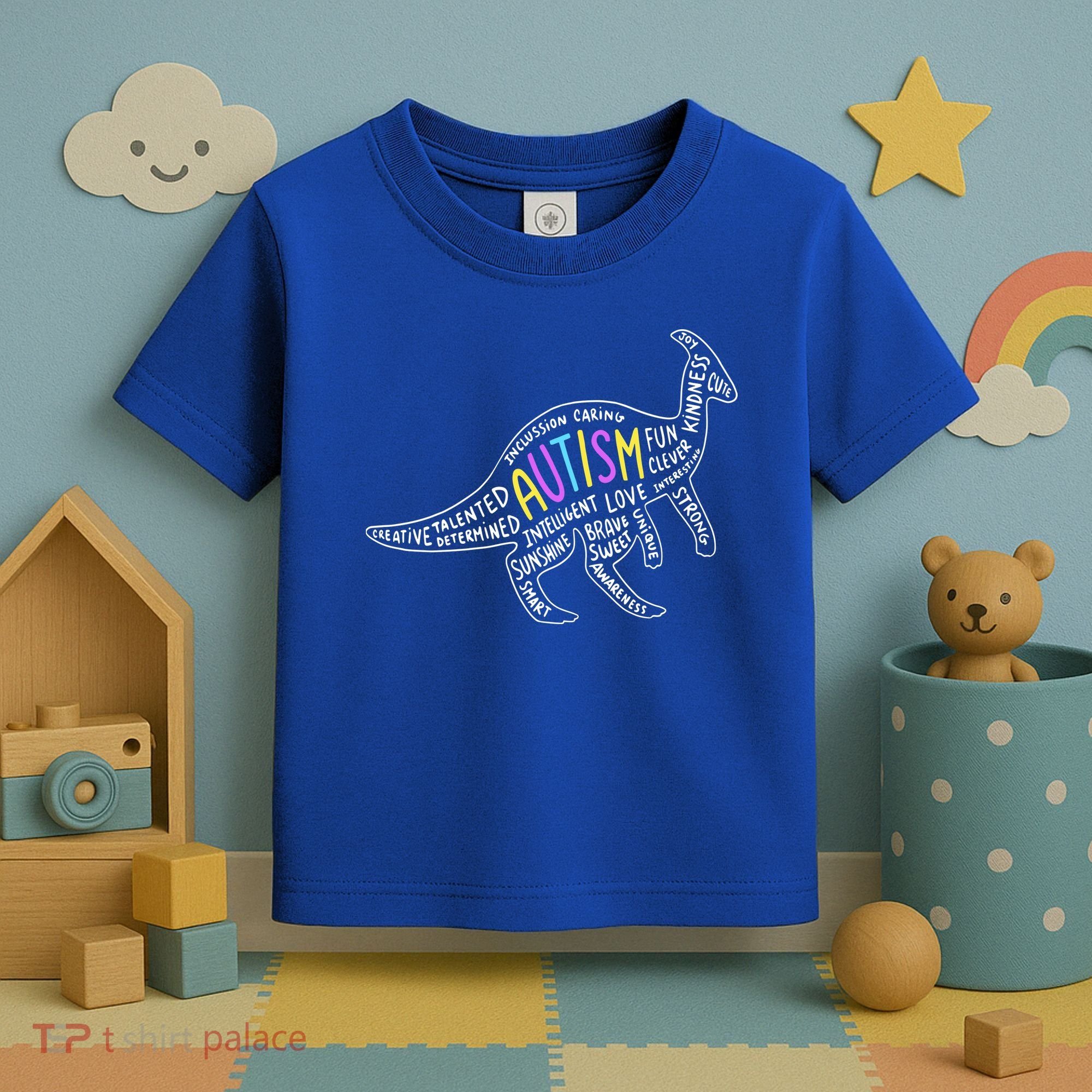 Autism Quotes Dinosaur Toddler T-Shirt