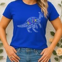 Autism Quotes Dinosaur Women's T-Shirt thumb 2