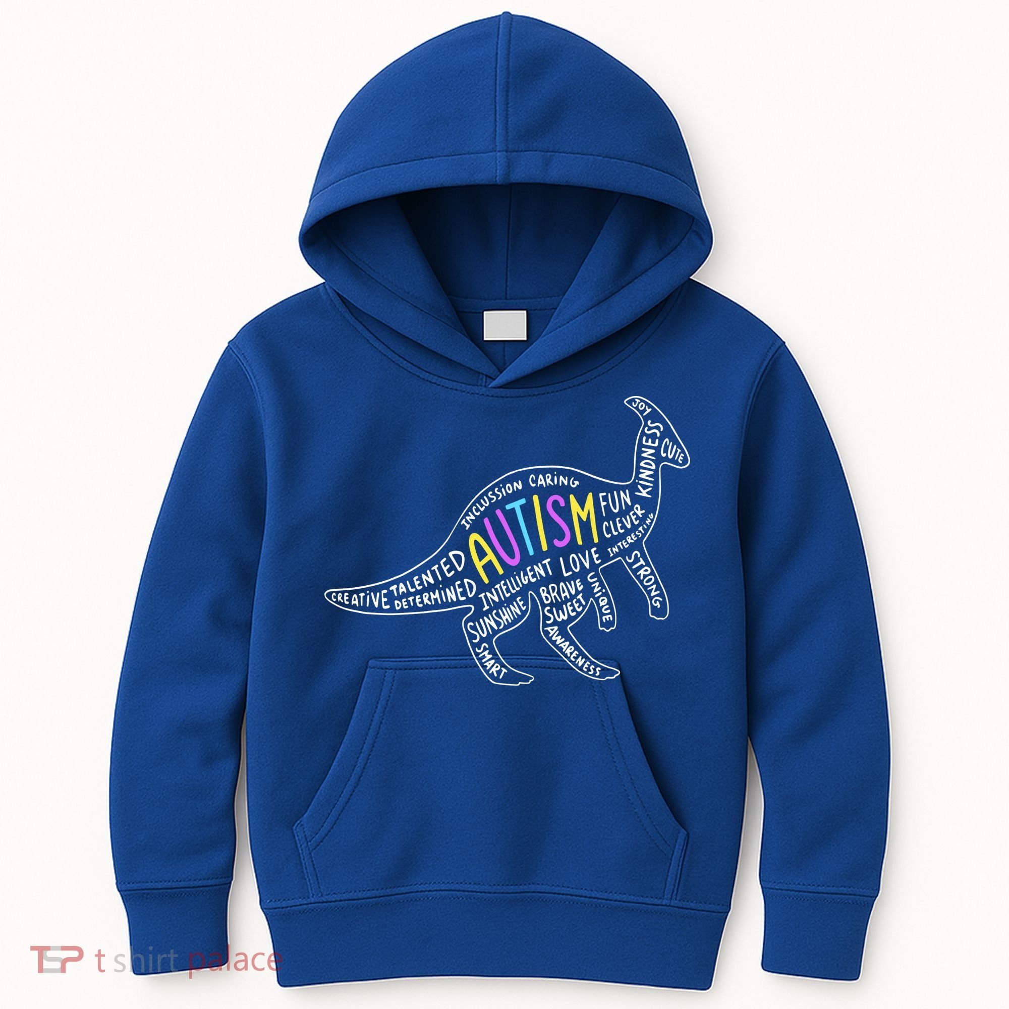 Autism Quotes Dinosaur Kids Hoodie
