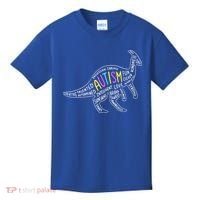 Autism Quotes Dinosaur Kids T-Shirt thumb 0