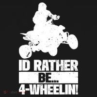 ATV Quad Four Wheeler Gear Off Roading ATV Quad Racing Ornament thumb 1
