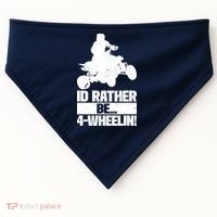 ATV Quad Four Wheeler Gear Off Roading ATV Quad Racing USA-Made Doggie Bandana thumb 0