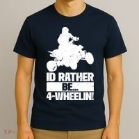 ATV Quad Four Wheeler Gear Off Roading ATV Quad Racing T-Shirt thumb 3