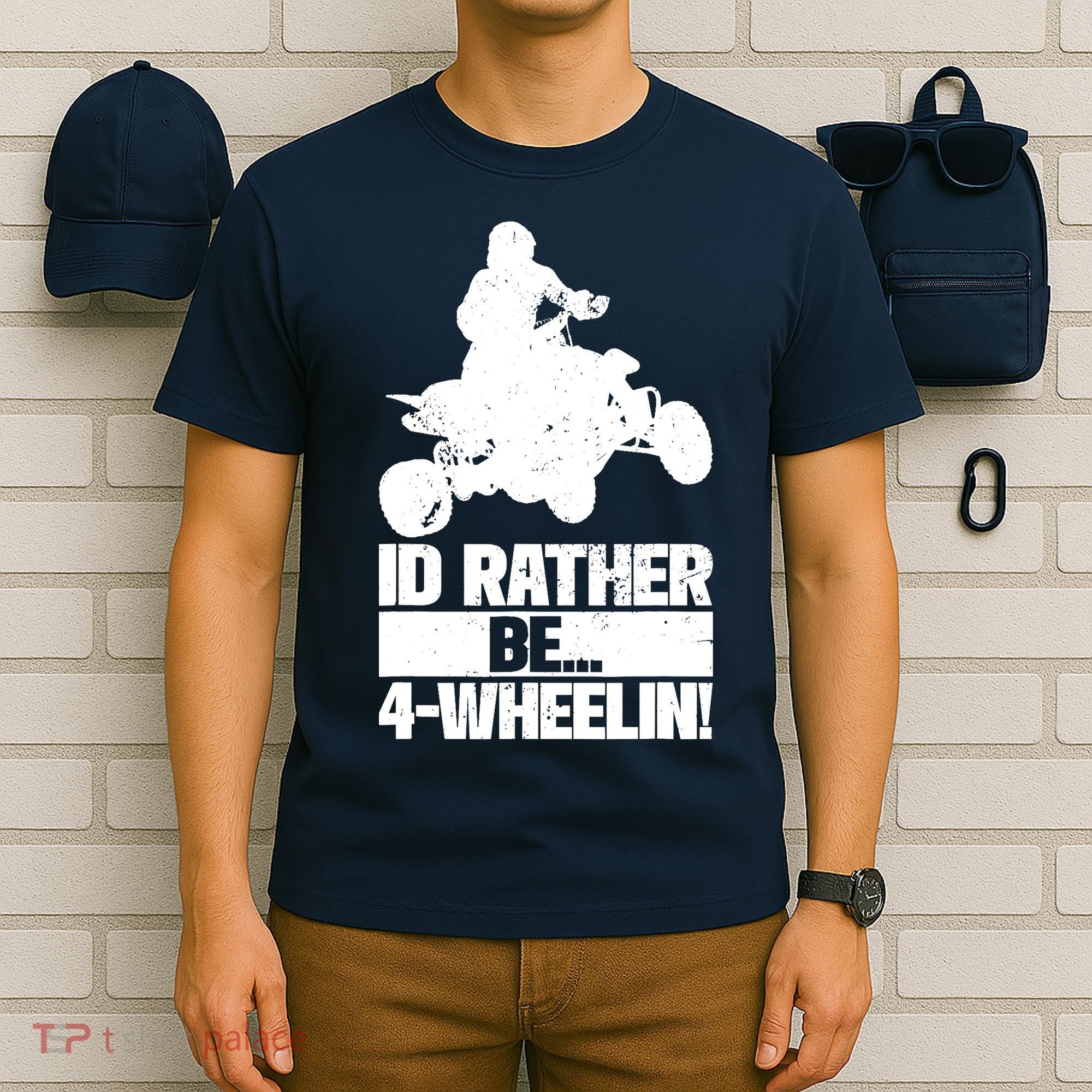 ATV Quad Four Wheeler Gear Off Roading ATV Quad Racing T-Shirt
