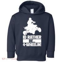 ATV Quad Four Wheeler Gear Off Roading ATV Quad Racing Toddler Hoodie thumb 0