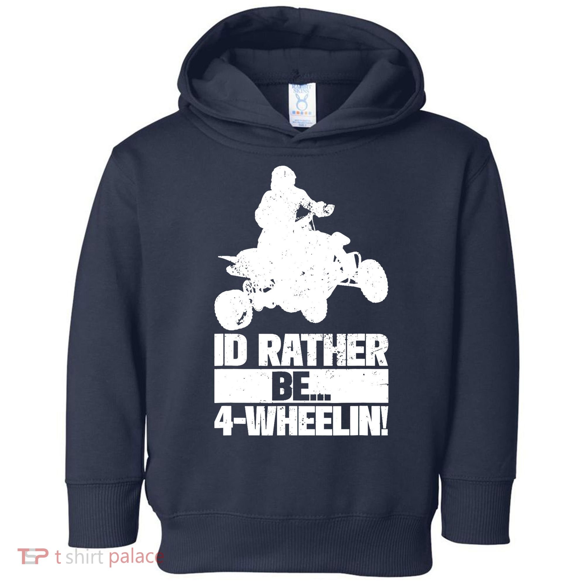 ATV Quad Four Wheeler Gear Off Roading ATV Quad Racing Toddler Hoodie