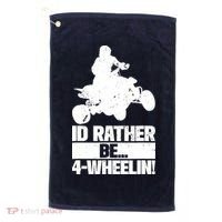 ATV Quad Four Wheeler Gear Off Roading ATV Quad Racing Golf Towel thumb 0