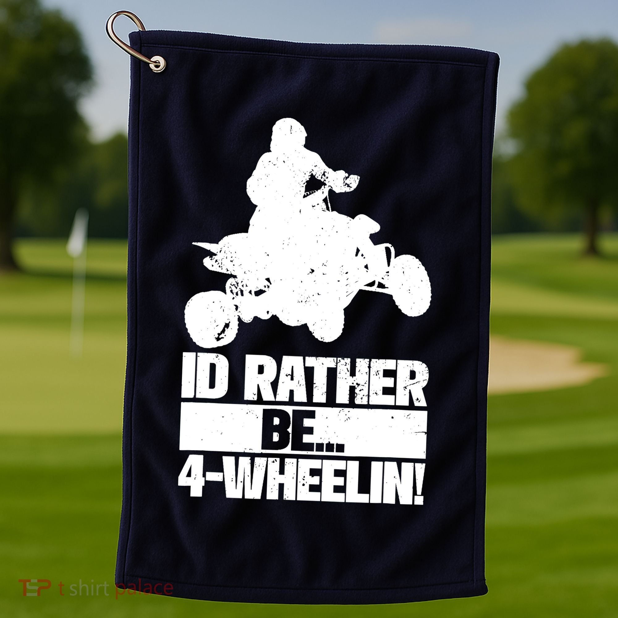 ATV Quad Four Wheeler Gear Off Roading ATV Quad Racing Golf Towel