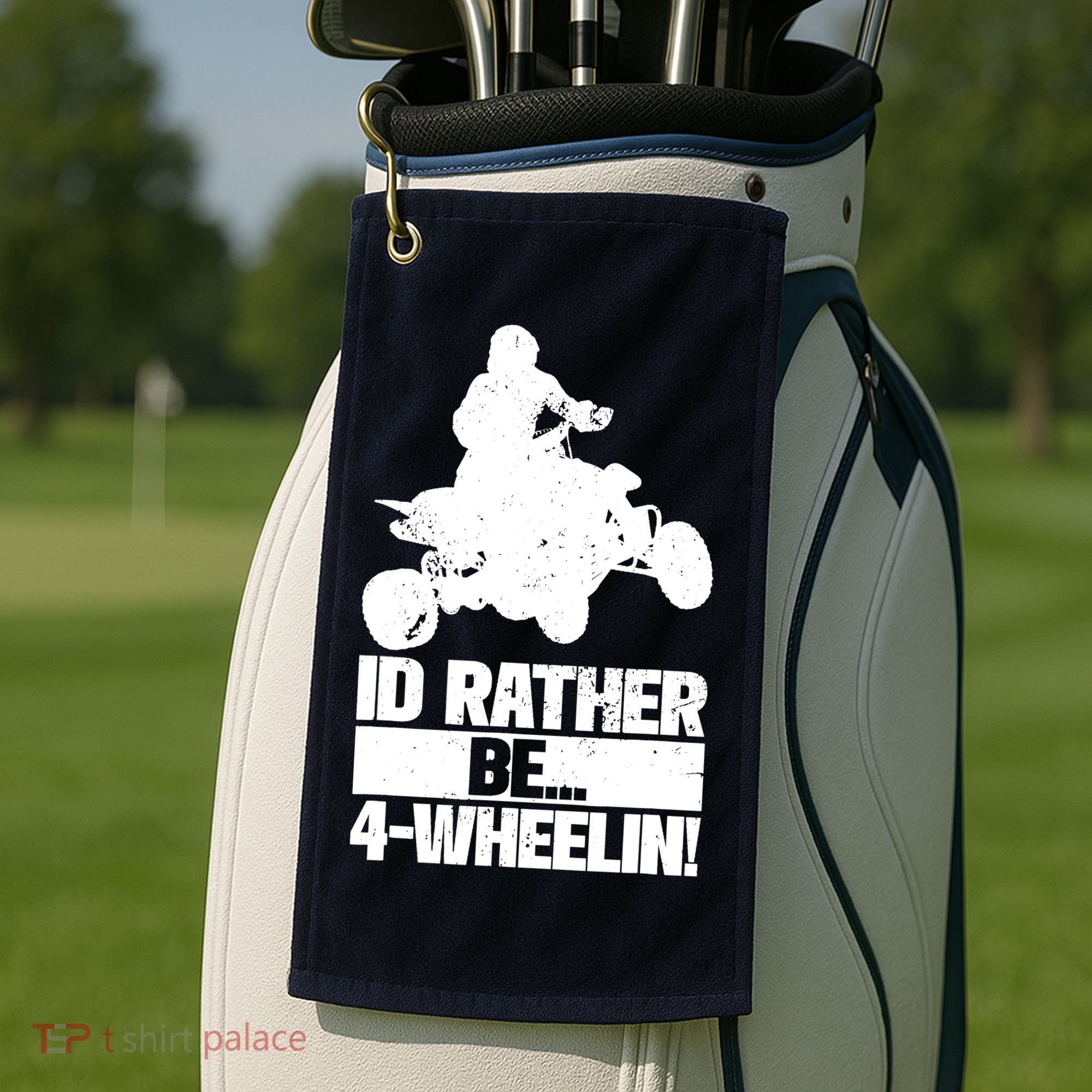 ATV Quad Four Wheeler Gear Off Roading ATV Quad Racing Golf Towel