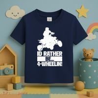 ATV Quad Four Wheeler Gear Off Roading ATV Quad Racing Toddler T-Shirt thumb 3
