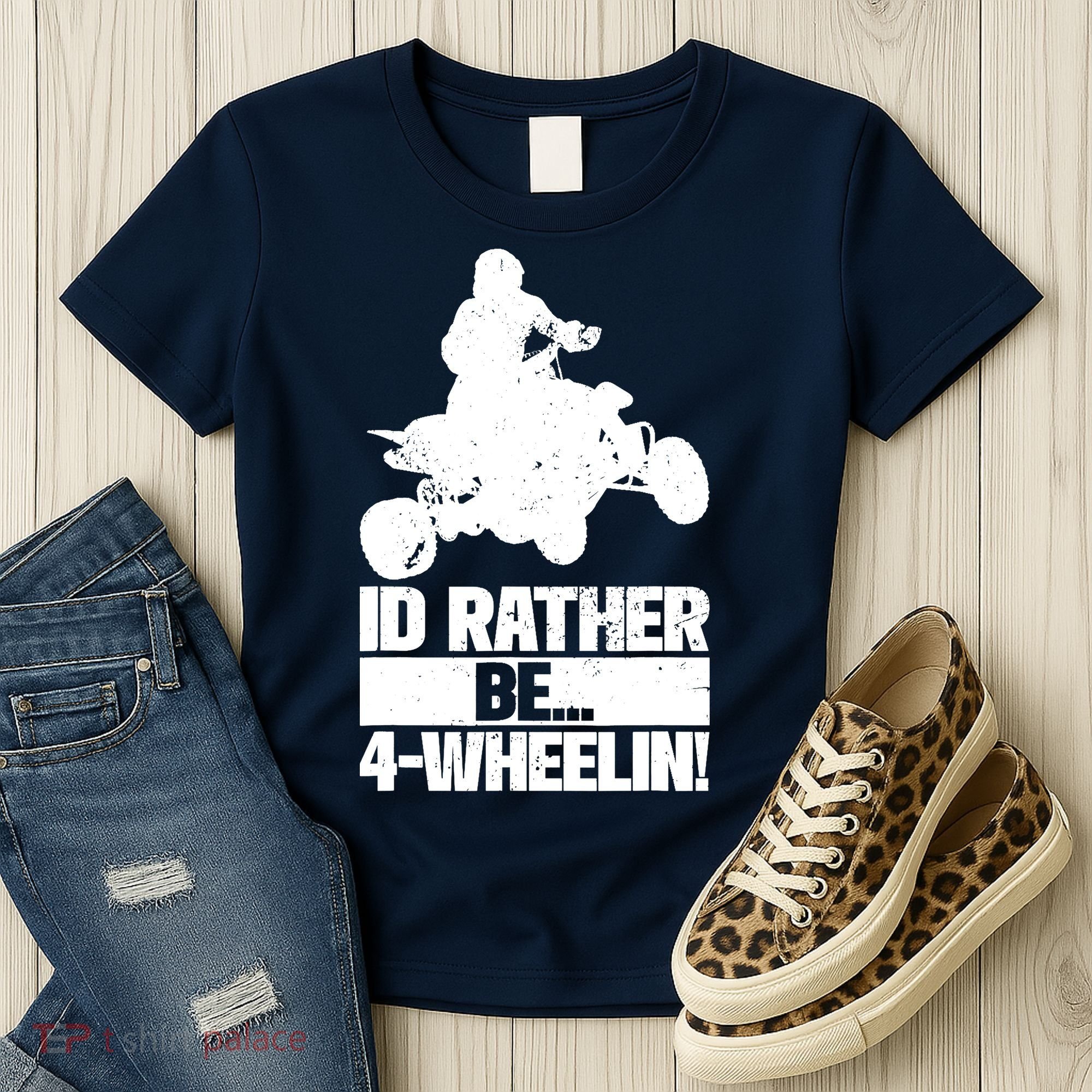 ATV Quad Four Wheeler Gear Off Roading ATV Quad Racing Women's T-Shirt