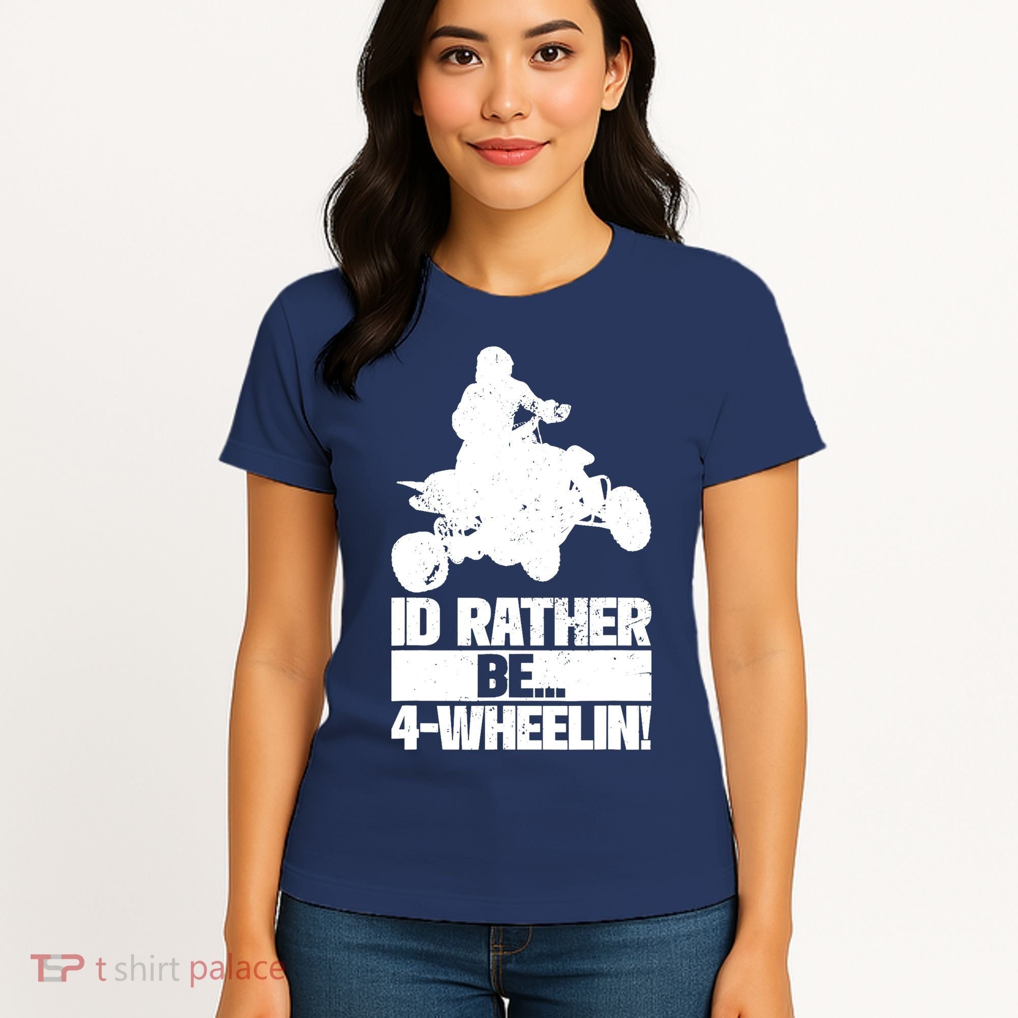 ATV Quad Four Wheeler Gear Off Roading ATV Quad Racing Women's T-Shirt