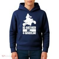 ATV Quad Four Wheeler Gear Off Roading ATV Quad Racing Kids Hoodie thumb 4