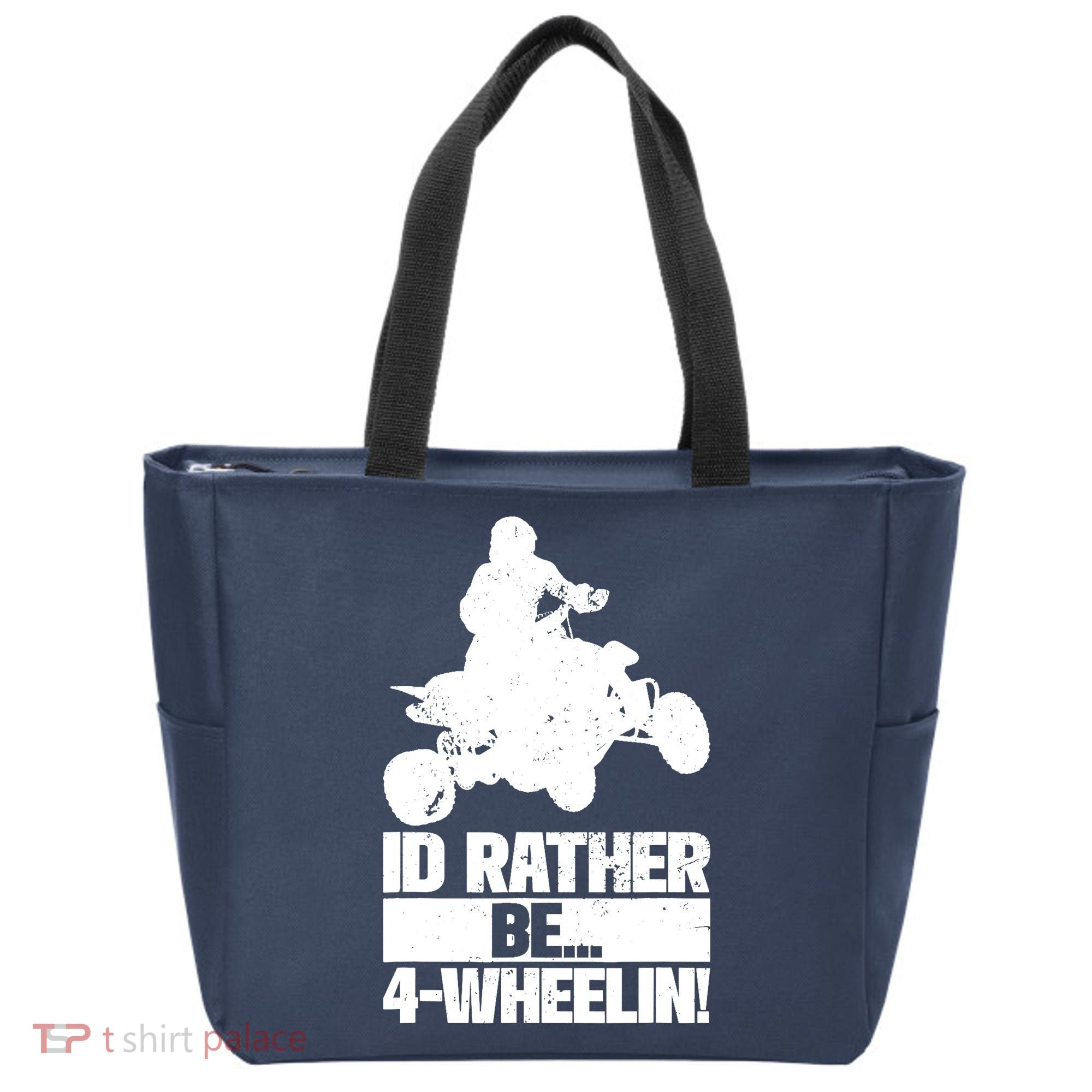 ATV Quad Four Wheeler Gear Off Roading ATV Quad Racing Tote Bag