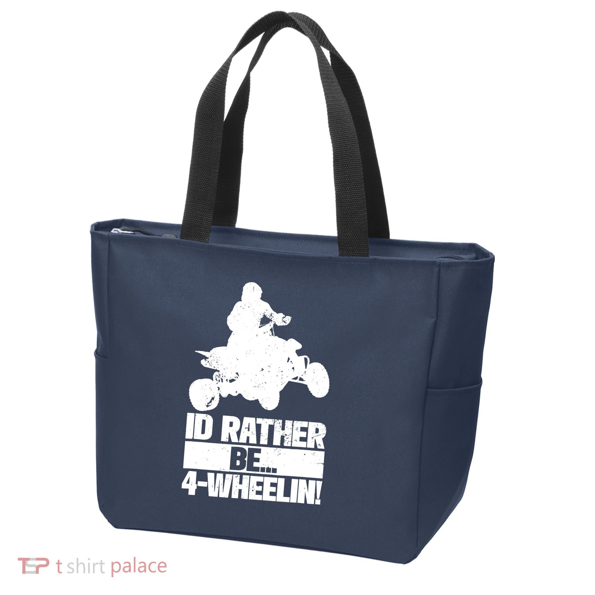 ATV Quad Four Wheeler Gear Off Roading ATV Quad Racing Tote Bag