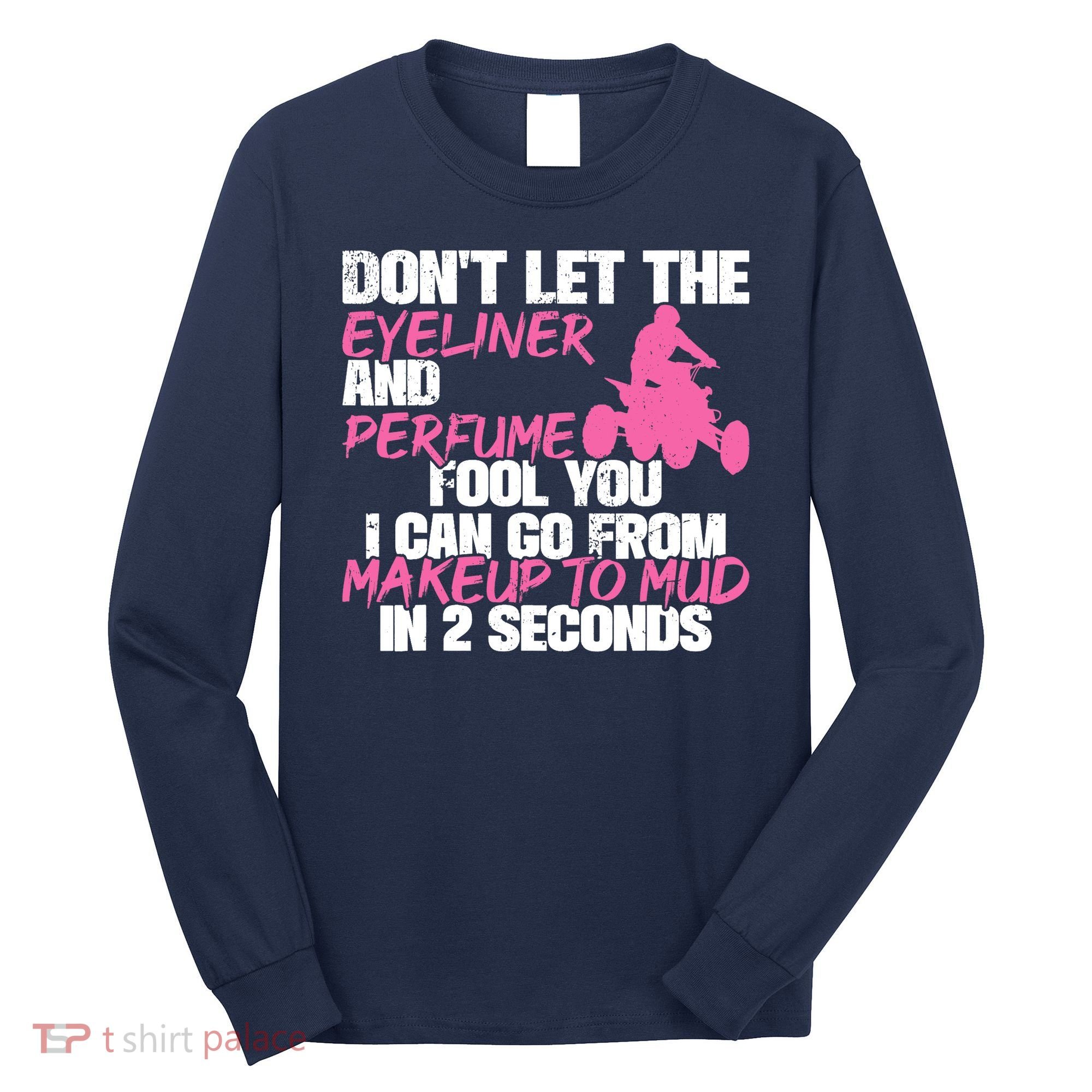 ATV Quad Four Wheeler Gear Off Roading ATV Quad Racing Long Sleeve Shirt
