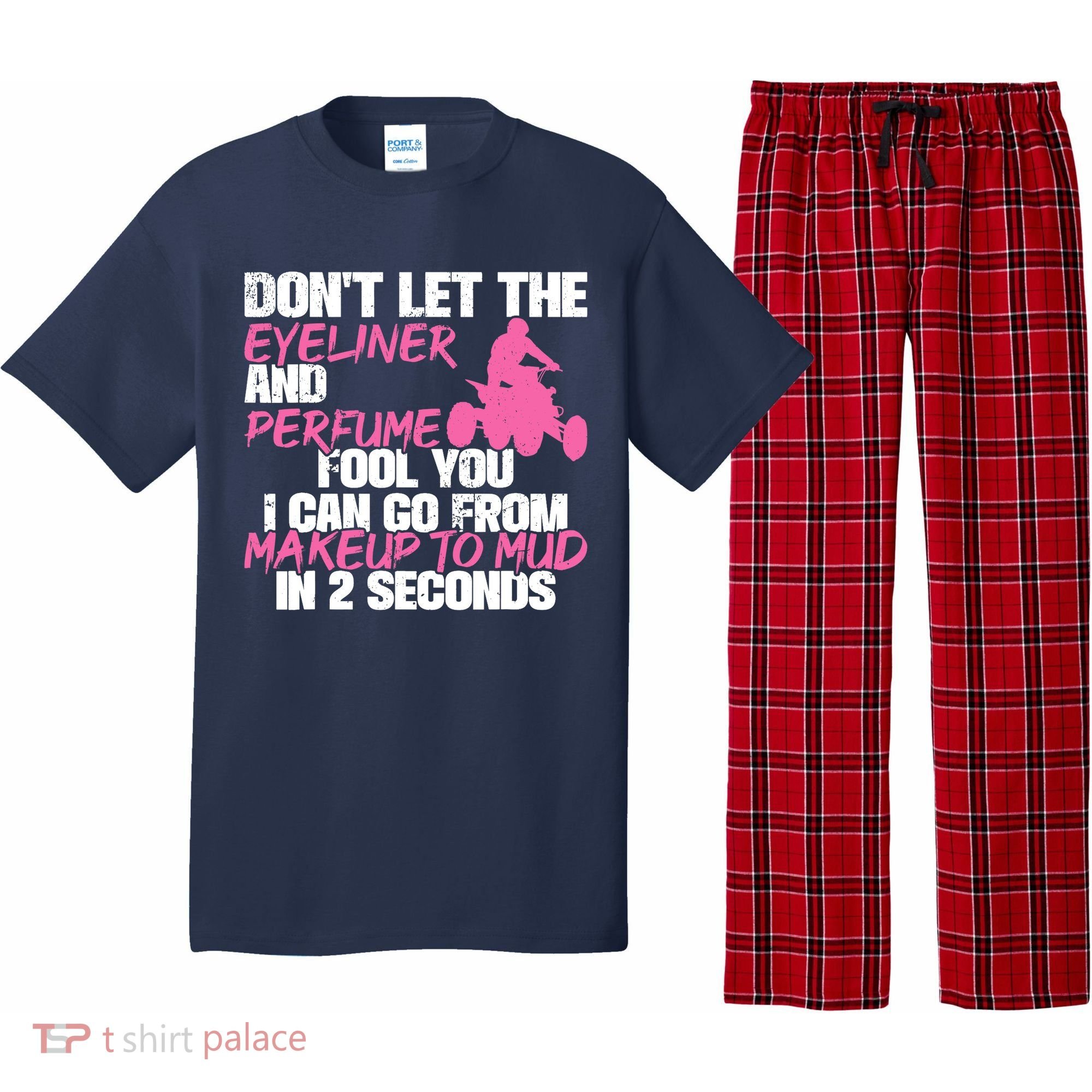 ATV Quad Four Wheeler Gear Off Roading ATV Quad Racing Pajama Set