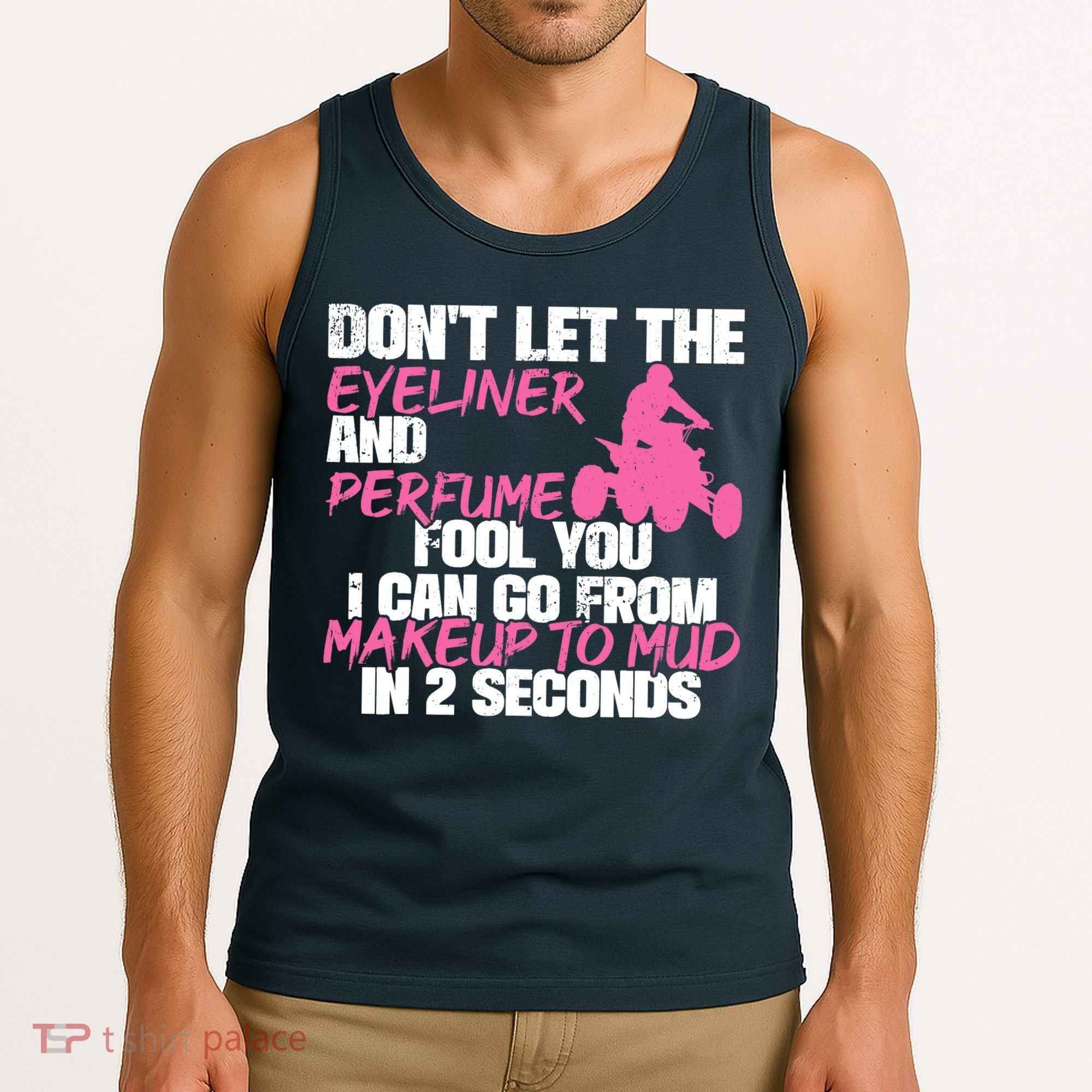 ATV Quad Four Wheeler Gear Off Roading ATV Quad Racing Tank Top