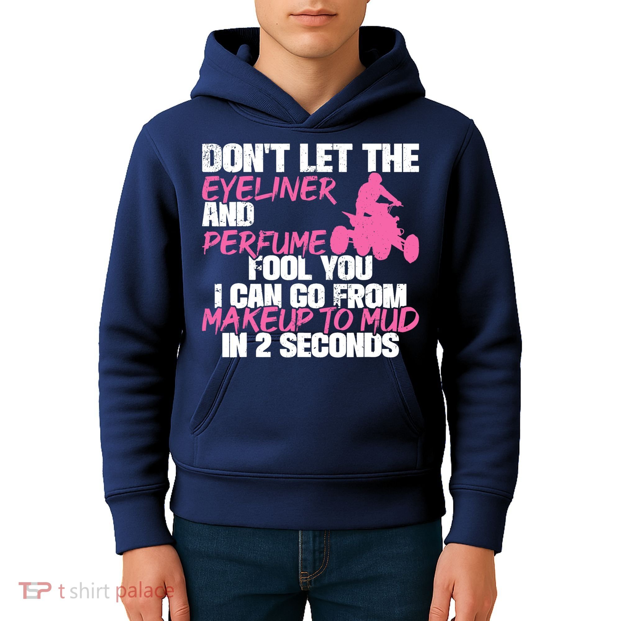 ATV Quad Four Wheeler Gear Off Roading ATV Quad Racing Kids Hoodie