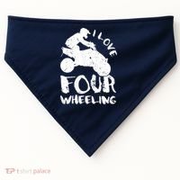 ATV Quad Four Wheeler Gear Off Roading ATV Quad Racing USA-Made Doggie Bandana thumb 0