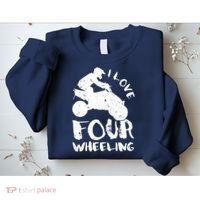 ATV Quad Four Wheeler Gear Off Roading ATV Quad Racing Sweatshirt thumb 2