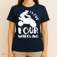 ATV Quad Four Wheeler Gear Off Roading ATV Quad Racing T-Shirt thumb 4